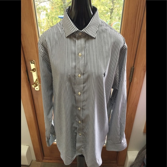 Polo Ralph Lauren Other - Polo RALPH LAUREN SLIM FIT PIN STRIPE 17 SHIRT
